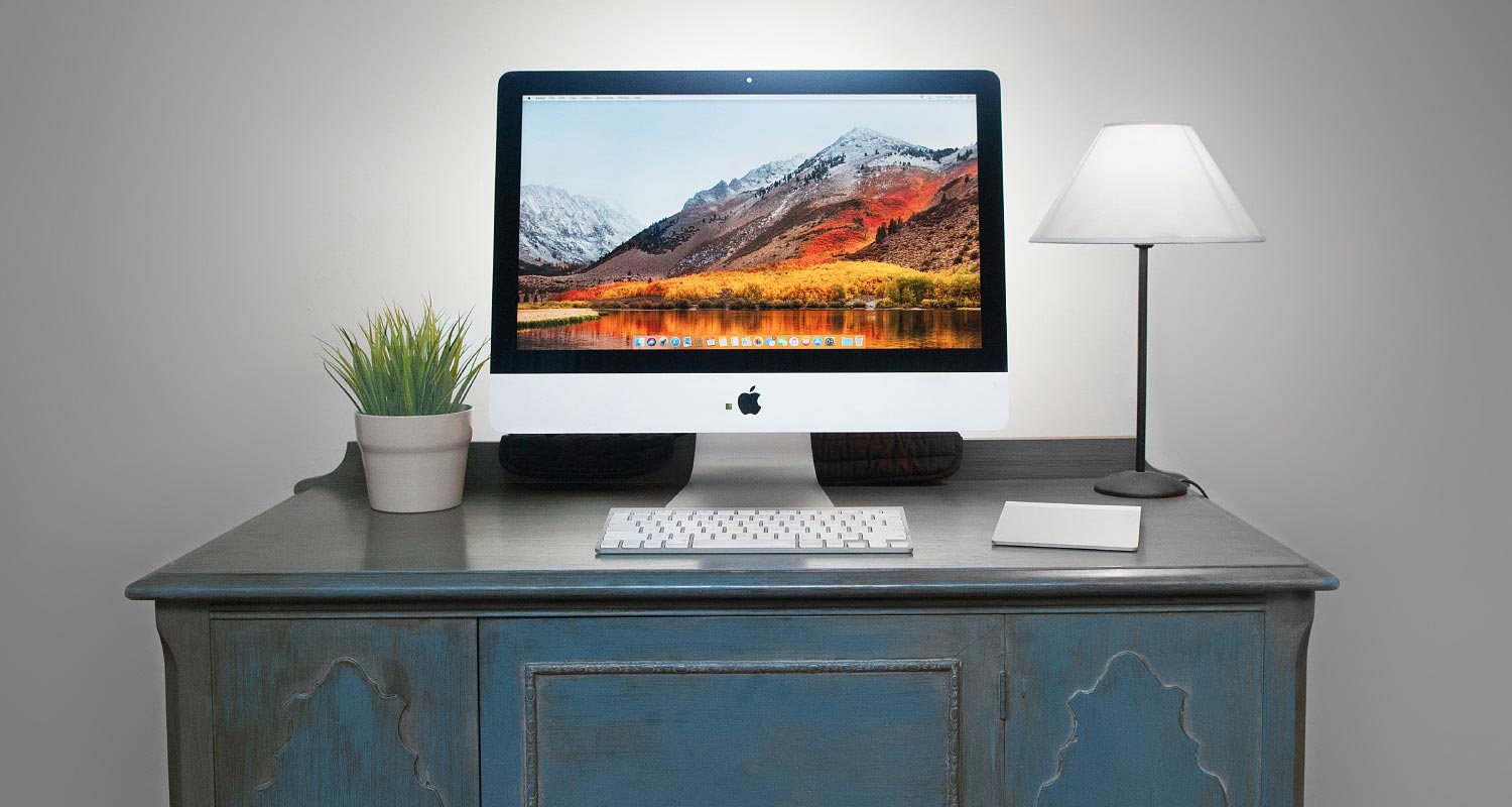 iMac on Sideboard 1